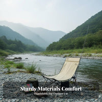 Lightweight Adjustable Outdoor Recliner No Assembly Required Camping Chair Heavy Duty Frame Folding Lounger High Load Capacity for Beachgoers, Sunbathers, Fishing, Beach, Poolside, Backyard