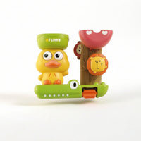 Waterstream Bath Toy with Spoon Interactive Suction Cup Bath Toy for Toddlers, Kids, Children, Bathtub, Bathroom, Shower
