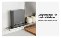 Drilleffortless Installation Storage System Easy to Install Refrigerator Rack Multi-Functional Kitchen Organizer Space Maximizer for Apartment Dwellers, Home Cooks, Homeowners, On the Wall, Pantry, Laundry Room