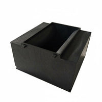 Square Surfboard Handle Recessed Grip Handle Black Outdoor Equipment