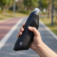 Bike Water Bottle Lightweight Cycling Water Bottle Quick Drinking Universal Fit for Cyclists, Training