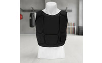 Shock Absorbing Combat Arts Chest Protector Segmented Combat Arts Chest Guard Adjustable Protector Vest with Strap Lightweight