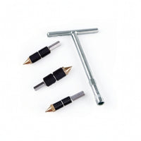 T-Handle Pipe Plug with Adapter Sleeves Threaded Water Stopper Tool Hex-Drive