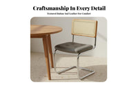 Retro Design Century-Century Modern Dining Chair High Weight Capacity Century Modern Dining Chair Floor Protectors Gentle Rocking Motion for Restaurant Owners, Design Enthusiasts, Interior Designers, Cafe, Living Room, Home Office