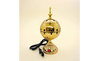 Electric Incense Burner No Open Flame Incense Burner with Lid Sturdy Enclosed for Home, Prayer Room