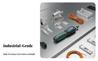 39 Pieces Interchangeable Bits Digital Rotational Force Screwdriver 2 Working Modes Electronic Rotational Force Driver Kit Sound and Light Alarm Precision Screwdriver Bit Set Data Storage for Technicians, Mechanics, Engineers, Appliance Maintenance