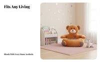 Great Birthday Gift Stuffed Creature Chair Soft and Comfortable Creature Shaped Soft Sofa No Assembly Needed children's Stuffed Lounger Low Center of Stability for Girls, Toddlers, Babies, Reading Corner, Playroom, Living Room, Kindergarten