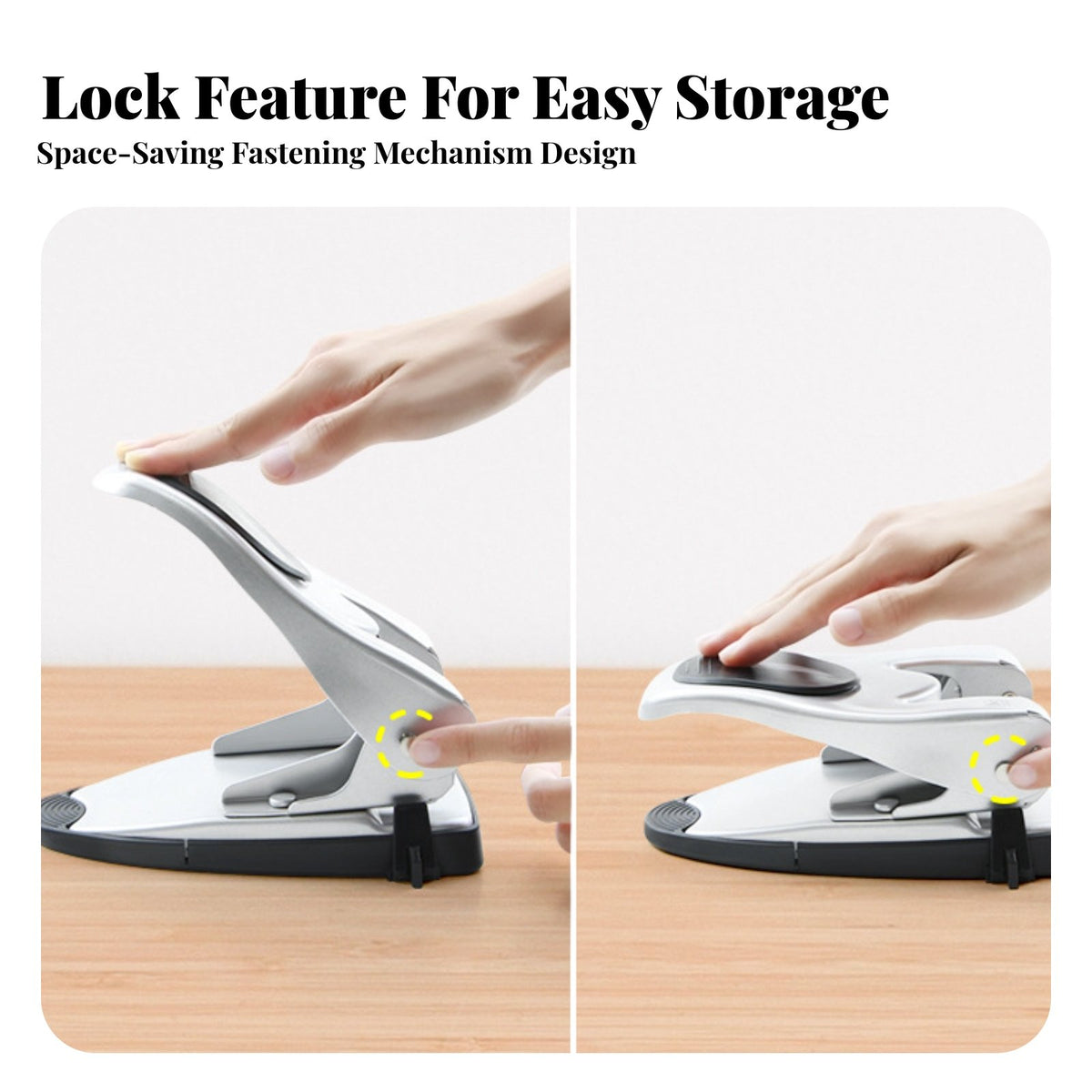Two-Hole Puncher Metal Construction Two-Hole Paper Punch 50 Sheet Paper Puncher for Teacher, School, Classroom