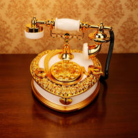 Retro Telephone Melody Box Batterybattery-Less Rotary Phone Melody Box Vintage