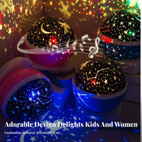 Galaxy projection lamp Colorful Projection Night Light Gift concept for Bedroom, Children