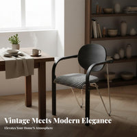French Vintage and design Upholstered Y-shaped Chair durable Wood Frame Kitchen Seat mid-centuryera Modern Design Household Furniture Comfortable rear assistance for residents, Adults, Dining Room, Restaurant, Home