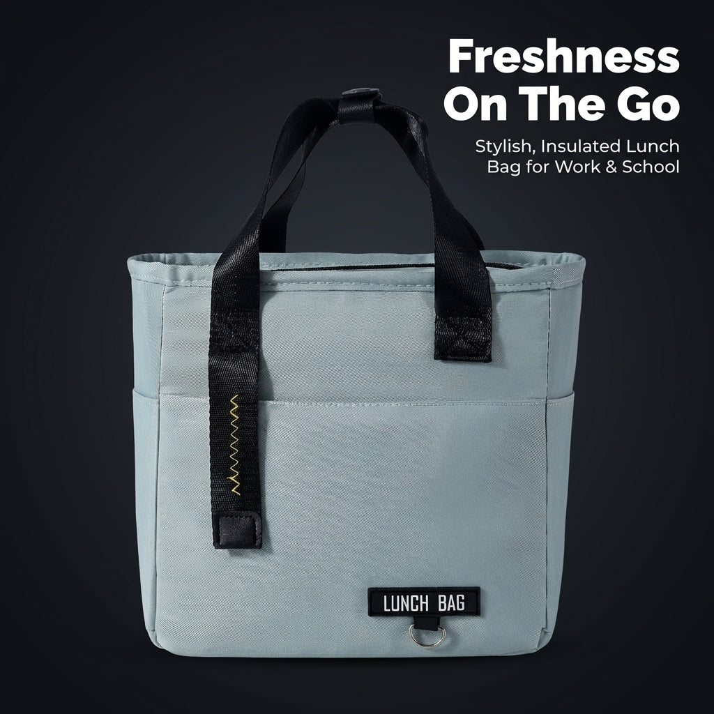 Insulated Lunch Box for, Lunch Container Tote Bags, Thick Thermal Layer Food Carrier, Portable Lunch Box Women, Cool Bag for Picnics