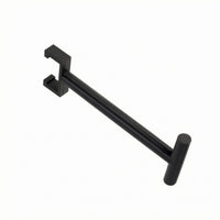 T-Grip RV Fan Knob Extension Black Knob Extension Rod Comfortable Operation Vehicle Accessory Simple to Install