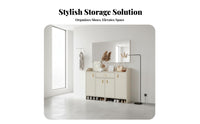 Footwear Organizer Space Saving Hallway Shoe Rack Cabinet Large Capacity Household Furniture for Families, Apartment Dwellers, Foyer, Narrow Areas