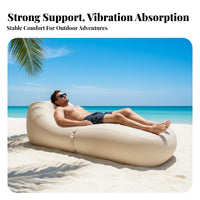 Quick Inflation Self-Inflating Loveseat Lightweight Air Sofa Long-Lasting Inflatable Furniture Moisture-Proof for Outdoor Enthusiasts, Travelers, Camping, Traveling, Picnic, Backyard