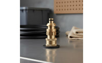 1/4 Inch Quick Connect Adapter Long-Lasting Construction to Quick Connect Converter Brass Hose Fitting