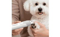 Electric Nail Grinder Low Noise LED Nail Grinder Safe Grinding for Dogs, Cats