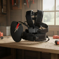 Double Shoulder Mower Harness Adjustable Grass Trimmer Shoulder Harness Heavy-Duty Brush Strap for Yard, Outdoor Trimming