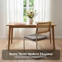 Retro Design Century-Century Modern Dining Chair High Weight Capacity Century Modern Dining Chair Floor Protectors Gentle Rocking Motion for Restaurant Owners, Design Enthusiasts, Interior Designers, Cafe, Living Room, Home Office