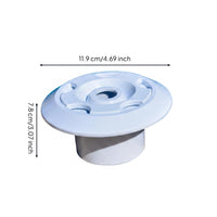 Direct-Insert Pool Inlet Nozzle Removable Cover Liner Pool Inlet Round Flange Polished Finish