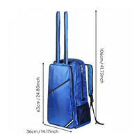 Holds 2 Swords Double Blade Fencing Bag Large Capacity Epee Foil Cutlass Bag Side Mesh Pocket for Fencers, Adults, Competitions, Training
