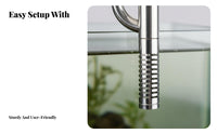 Stainless Steel Lily Pipe Set Rustproof Aquarium Filter Inflow Outflow Pipe