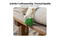 Handmade Beaded Applique Handcrafted Handmade Apparel Embellishment Embroidered Sequin Bag Pendant for Crafters, Seamstresses, Crafting