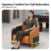 Comfortable High spinerest Billiards Viewing Sofa Wear-Resistant Upholstery Billiards Viewing Armchair Sturdy Metal Frame viewer Seat long-lasting Construction for Billiard Participants, Club Owners, Game aficionados, Sports Bar, Home Theater