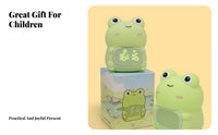 Children's Bedside Clock Digital Display Silicone Frog Lamp Clock Frog Night Light Timed Shutoff for Bedroom