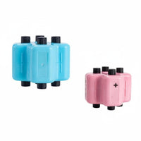 Reusable 4-in-1 Arithmetic Stamp Refillable Ink Addition Subtraction Question Roller Educational Toy for Students