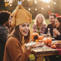 Turkey Hat Funny Turkey Costume Traditional Headpiece Headwear for Photo Booths