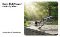 Universal Fit Cycle Rear Rack Easy Installation Rear Bike Rack Rust-Proof Seatpost Mount Cargo Carrier Heavy Duty for Commuting, Touring, Mountain Biking, Shopping