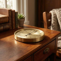 Round Analog Thermometer Decorative Measuring Device