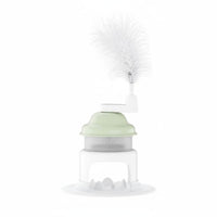Ribbed Interactive Feline Brain-Teaser Toy Dome-Shaped Feline Brain-Teaser Toy Clear Brain Game Enrichment