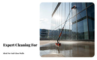 Photovoltaic Panel Cleaning Tool Scratch Filament S Photovoltaic Panel Cleaning Brush Adjustable Angle Head Water-Fed Pole Brush for Homeowners
