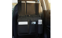Multiple Pockets Airplane Seat Organizer Water Bottle Holder Seatback Organizer Bag Easy to Clean Seat Tray Cover Bag Lightweight