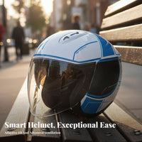 Unisex 3C Certified Four-Season Helmet Sun Protection Riding Headwear for Women, Commuters, Commuting
