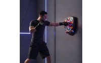 Interactive Electronic Boxing Instructor Rechargeable Boxing Training Target Space-Saving Wall-Mounted Punch Pad Compact for Beginners, Adults, Boxers, Home Gym, Garage, Bedroom