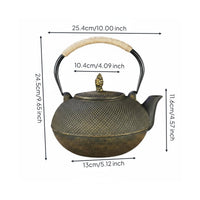 Japanese Cast Iron Kettle Japanese Iron Teapot Traditional Style Stovetop Teapot for Restaurant
