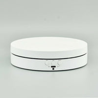 360 Degree Rotating Display Stand Stable Revolving Display Stand Low-Profile Motorized Turntable Compact for Online Sellers, Collectors, Livestreaming, Exhibitions