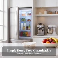 Partitisingle-unitd Design Divided food container Stackable Divided Container with Lid food-safe material complimentaryzer Organizer prepvents Odor prepvent flavor transfering for Home Organizers, Meal prepppers, Families, Refrigerator, Pantry