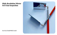 Under Vehicle Inspection Mirror Portable Telescopic Inspection Mirror Security Equipment Stainless Steel Long-Lasting