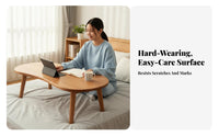 Space-Saving Folding Lap Desk Multi-Purpose Foldable Computer Stand Sturdy Bed Tray No Assembly Required for Remote Workers, Professionals, Bedroom, Bay opening, Dorm Room, Floor