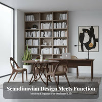 Nordic aesthetic Curved spine Wooden Chair sturdy Wood Construction Upholstered Wooden Dining Chair Ergonomic spinerest Kitchen Seat long-lasting Build for Homeowners, Professionals, Adults, Conference Room, Home Office, Restaurant