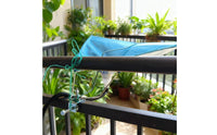 Balcony Rain Collector with Clamp Efficient for Patio, Gardeners