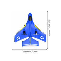 2.4G Amphibious RC Airplane Sturdy Radio-Operated Control Plane Portable Fixed-Wing Aircraft Outdoor for Beginners