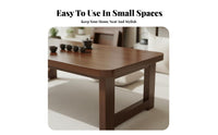 Minimalist Design Collapsible Floor Table Space-Saving Foldable Floor Desk Multi-Functional Household Furniture Portable for Small Apartment Dwellers, Minimalists, Bay Window, Living Room, Bedroom, Meditation