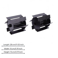 2 Pieces Sturdy Metal Weeding Wheel Industrial Weeding Wheel Welded