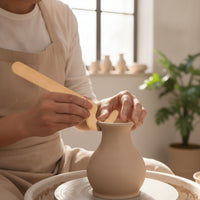 Pottery Shaping Tool Wooden Wheel Trimming Tool Professional Loop for Potters