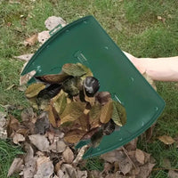 2 Pieces Comb Teeth Plastic Leaf Grabber Curved Panel Hand-Held Leaf Grabber Molded Body Lightweight for Yard Cleanup